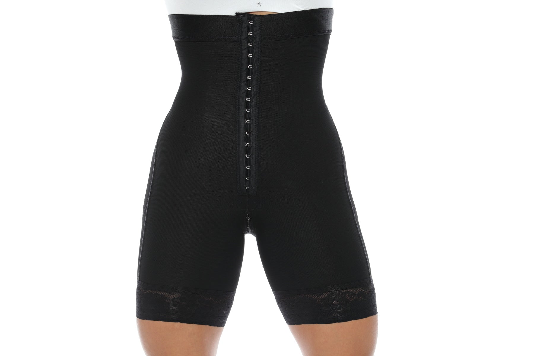 Short Talle Alto Negro – Control de Abdomen y Levanta Cola