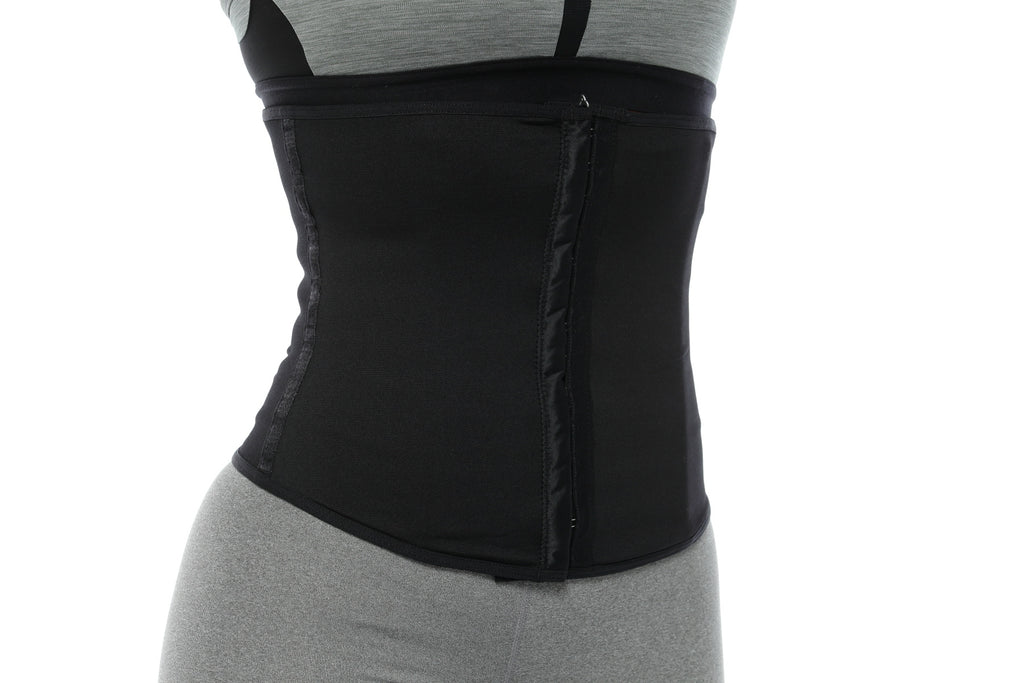 Vista posterior de cinturilla larga Mi Care, soporte lumbar y moldeado natural.