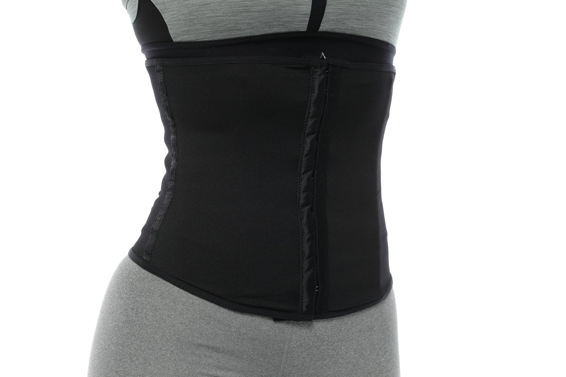 Vista posterior de cinturilla larga Mi Care, soporte lumbar y moldeado natural.